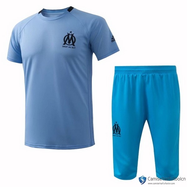 Camiseta Entrenamiento Marsella Conjunto Completo 2017-18 Azul